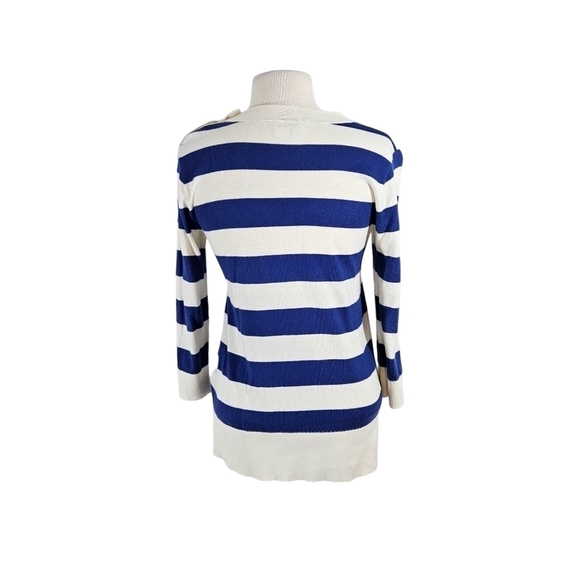 Kate Spade Blue & White Stripe Sweater - Picture 4 of 6